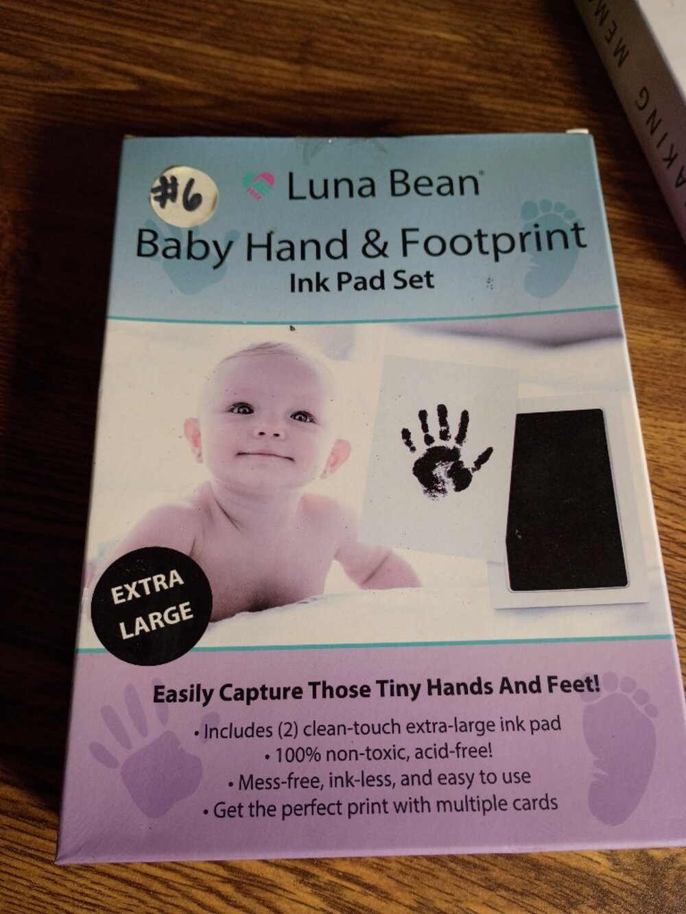 The Luna Bean Hand and Foot Ink Pad Set